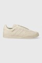 Y-3 sneakersy zamszowe Gazelle płaska beżowy IG4028