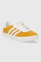 Kožené sneakers boty adidas Originals Gazelle 85 žlutá