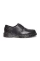 black Dr. Martens leather shoes 1461 Gothic Americana Unisex