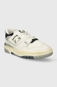 Kožené tenisky New Balance 550 BB550VGB biela SS24