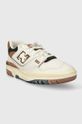 New Balance sneakers din piele 550 BB550VGC alb SS24