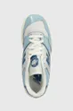 μπλε Δερμάτινα αθλητικά παπούτσια New Balance 550