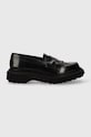 ADIEU mocasini de piele Type 203 type.203 negru SS24