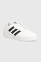 Kožené tenisky adidas Originals Team Court 2 STR plochá biela ID6631