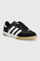 Δερμάτινα αθλητικά παπούτσια adidas Originals Samba MN λείο δέρμα μαύρο IF1952