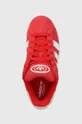 κόκκινο Δερμάτινα αθλητικά παπούτσια adidas Originals Campus 00s J