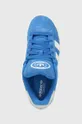 μπλε Σουέτ αθλητικά παπούτσια adidas Originals Campus 00s J