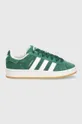 adidas Originals sneakers din piele intoarsă Campus 00s J verde