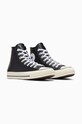 Kožne tenisice Converse Chuck 70 HI A07200C crna SS24