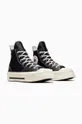 Πάνινα παπούτσια Converse Chuck 70 De Luxe Squared HI μαύρο