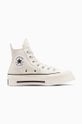 Πάνινα παπούτσια Converse Chuck 70 De Luxe Squared HI υφασμάτινο μπεζ A06436C