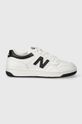 Αθλητικά New Balance BB480LBK 480 απομίμηση λείου δέρματος μαύρο BB480LBK
