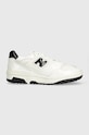 New Balance sneakers din piele BB550YKF plată alb BB550YKF