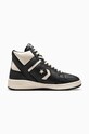 Converse leather sneakers Weapon Old Money Mid Vintage flat black A04400C