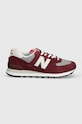 Αθλητικά New Balance 574 U574BGH μπορντό SS24