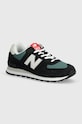 Αθλητικά New Balance 574 υφασμάτινο μαύρο U574MGH