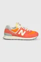 Sneakers boty New Balance 574 oranžová