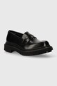 ADIEU mocasini de piele Type 159 plat negru 159.