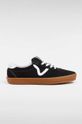 Σουέτ sneakers Vans Sport Low φλατ μαύρο VN000CQRB9M1