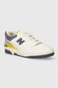 white New Balance leather sneakers 550 Unisex