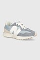 Маратонки New Balance 327 велур син U327FH