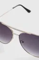 srebrny Guess okulary przeciwsłoneczne