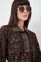 Sunčane naočale Guess sjenčano zlatna GF0419.28F