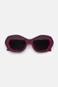 bordowy Marni okulary przeciwsłoneczne Ulawun Vulcano Bordeaux