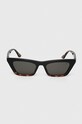 Volcom okulary przeciwsłoneczne jednolita czarny VE04100902