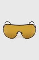 Rick Owens sunglasses Occhiali Da Sole Sunglasses Shield transparent black RG0000006.GBLKBN.0945