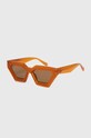 Slnečné okuliare Jeepers Peepers hladký oranžová JP19011