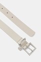 Kožený pásek HUGO 50503444 bílá AW24