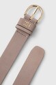 Tommy Hilfiger pasek zamszowy AW0AW15760 beżowy SS24