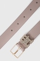 Tommy Hilfiger pasek skórzany AW0AW15763 beżowy SS24