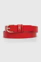 rosso Tommy Hilfiger cintura in pelle Donna