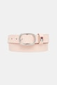 Tommy Jeans curea de piele roz AW0AW15836