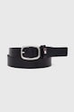 Tommy Jeans curea de piele bleumarin AW0AW15836