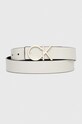 Calvin Klein pasek skórzany dwustronny K60K608781 czarny SS24