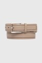 Kožený pásek Calvin Klein béžová K60K611393