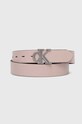 Calvin Klein Jeans pasek dwustronny imitacja skóry licowej różowy K60K611489