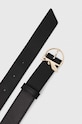 Kožený pásek Patrizia Pepe 8W0010.L048 černá AA00