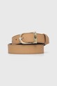 Patrizia Pepe curea de piele bej 8W0027.L048