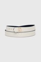 Furla pasek skórzany dwustronny Flow beżowy WC00049.ARE000.2735S