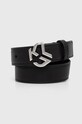 Ремінь Karl Lagerfeld Jeans чорний 240J3100