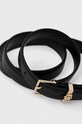 Kožený opasok Tommy Hilfiger AW0AW16024 čierna SS24