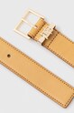 Кожаный ремень Tommy Hilfiger AW0AW16188 бежевый SS24