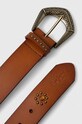Pepe Jeans pasek skórzany BLANCA BELT PL020845 brązowy SS24