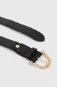Coccinelle curea de piele E3.Q9F.11.06.01 negru SS24