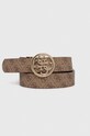 Guess pasek dwustronny NOELLE syntetyczny beżowy BW9166.P4235