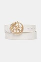 Pásek Guess přírodní kůže bílá BW9106.P4235